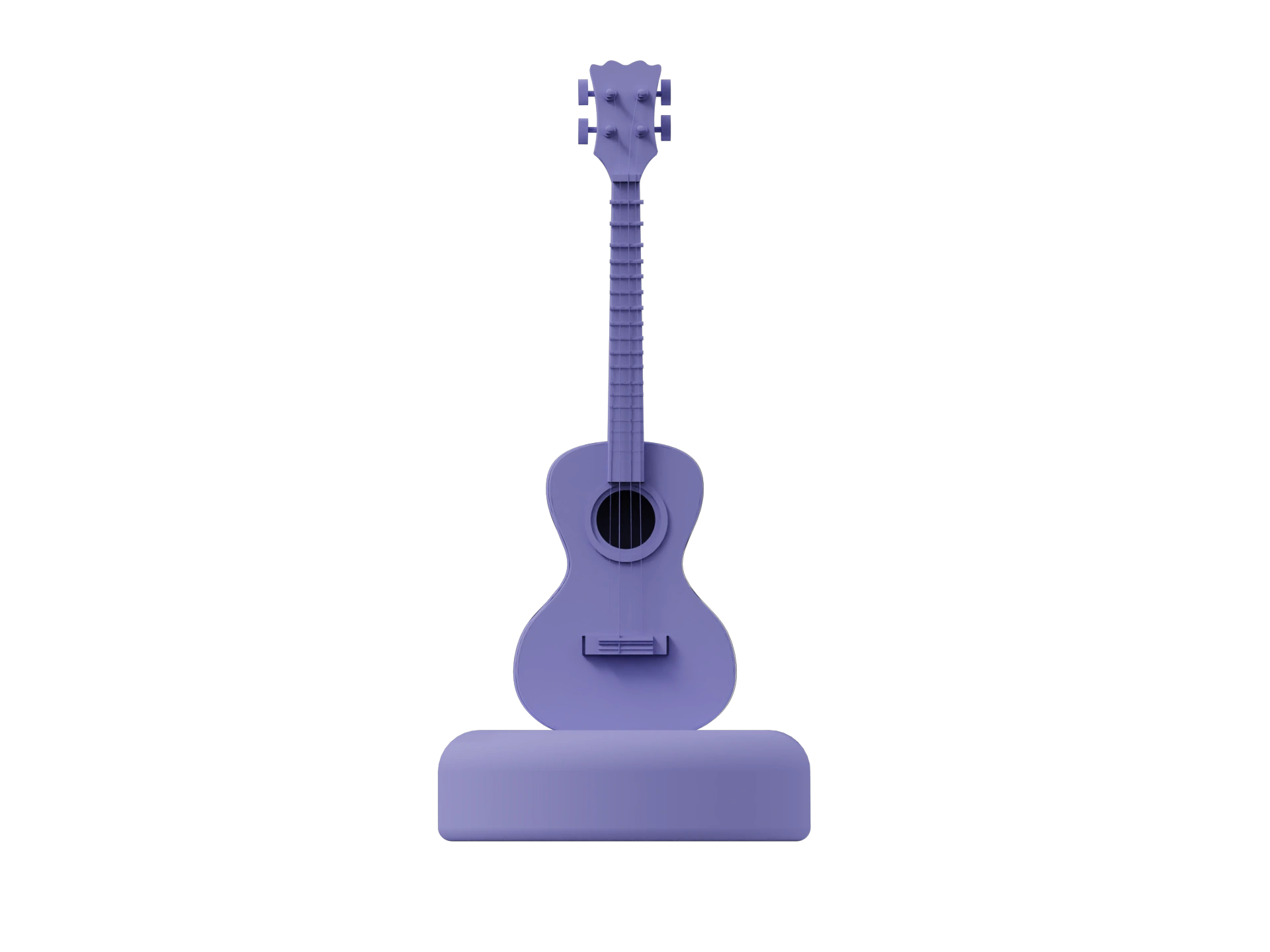 Purple physical guitar token from Melody Mate