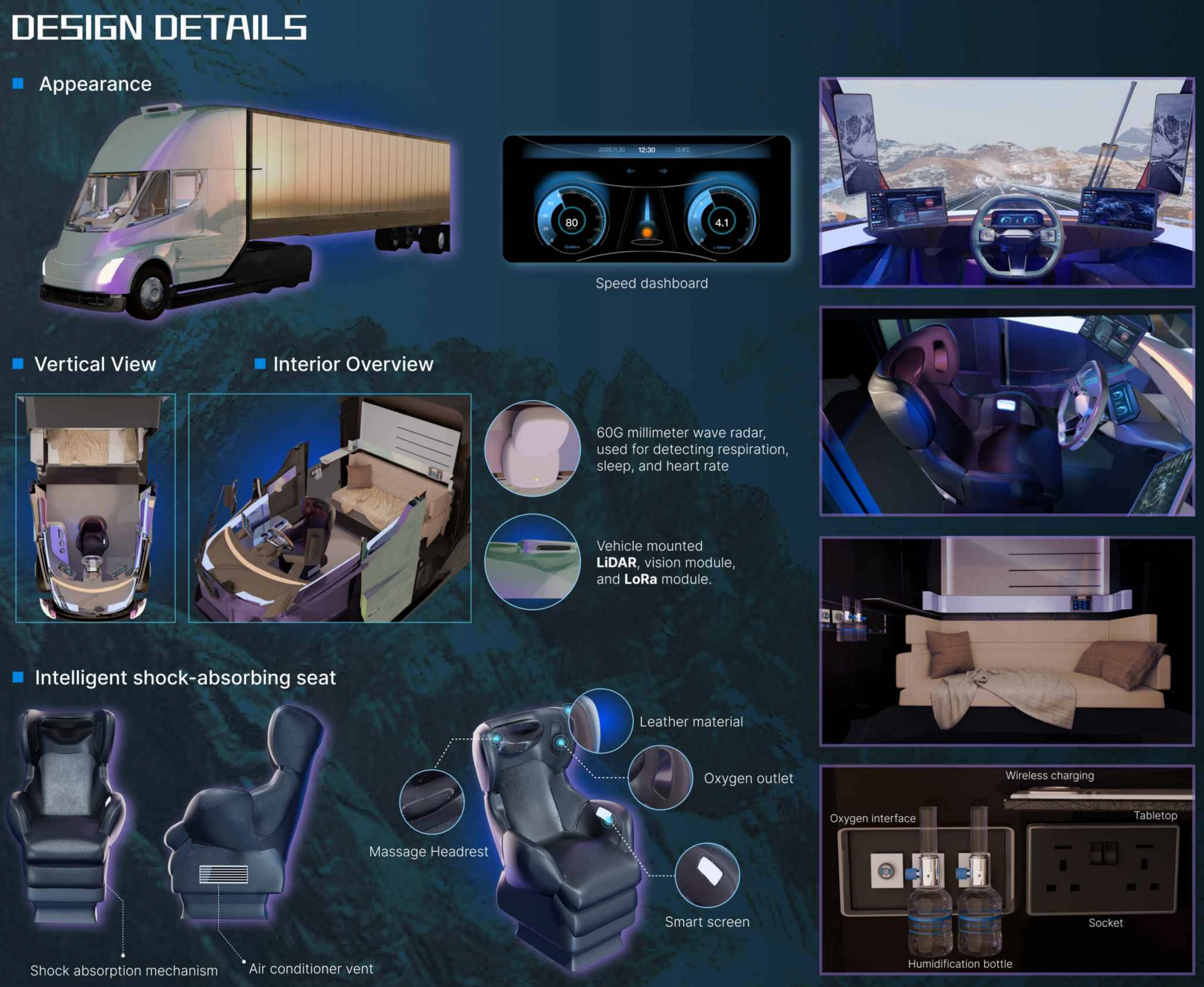 Cabin design and physical-control exploration.